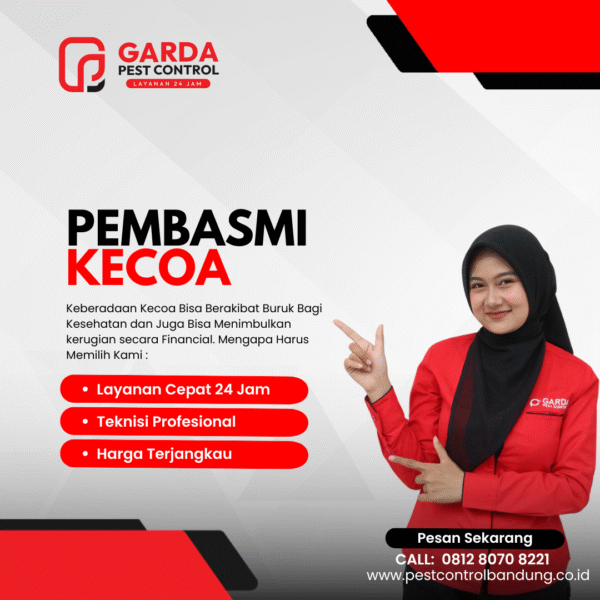 Jasa Pembasmi Kecoa Terdekat Bandung