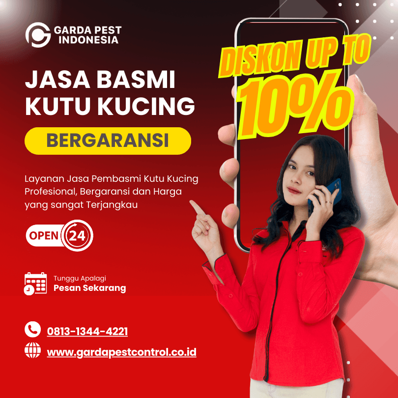 Jasa Pembasmi Kutu Kucing di Bandung – Solusi Terbaik Bersama Garda Pest Control