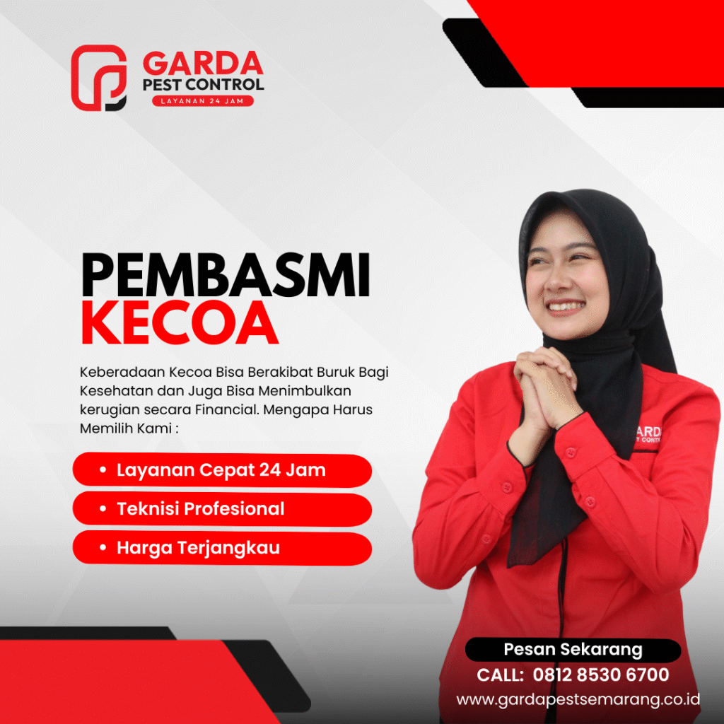 Jasa Pembasmi Kecoa di Bekasi Cepat Murah Bergaransi