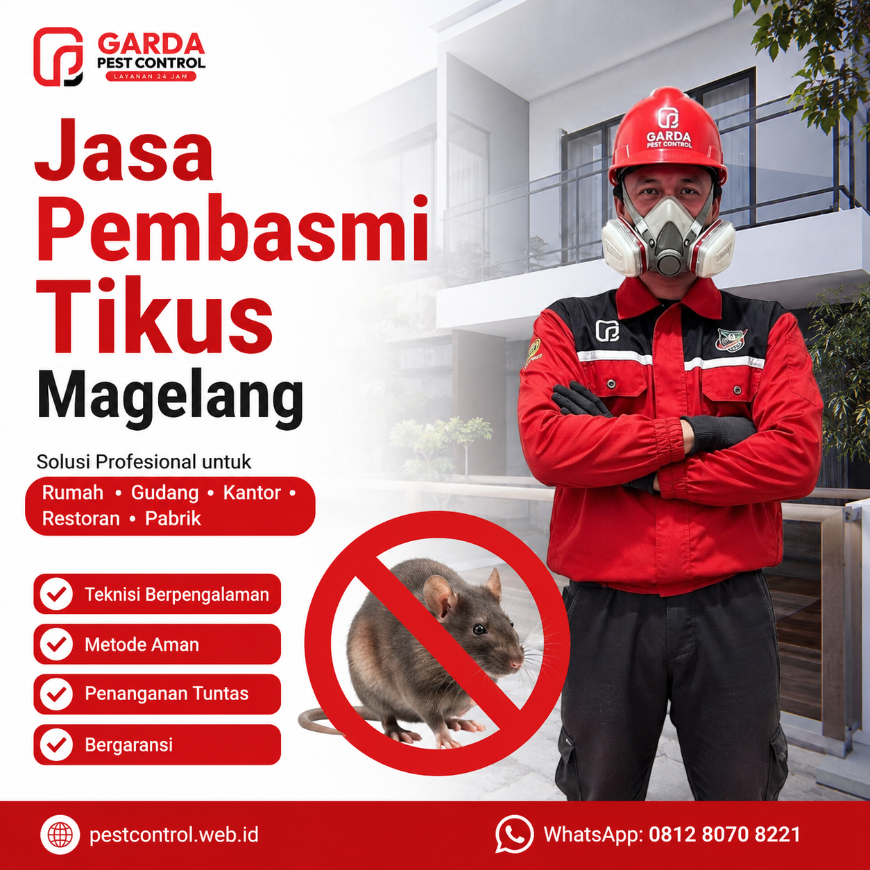 Biaya Jasa Basmi Tikus Magelang Terbaru & Terlengkap