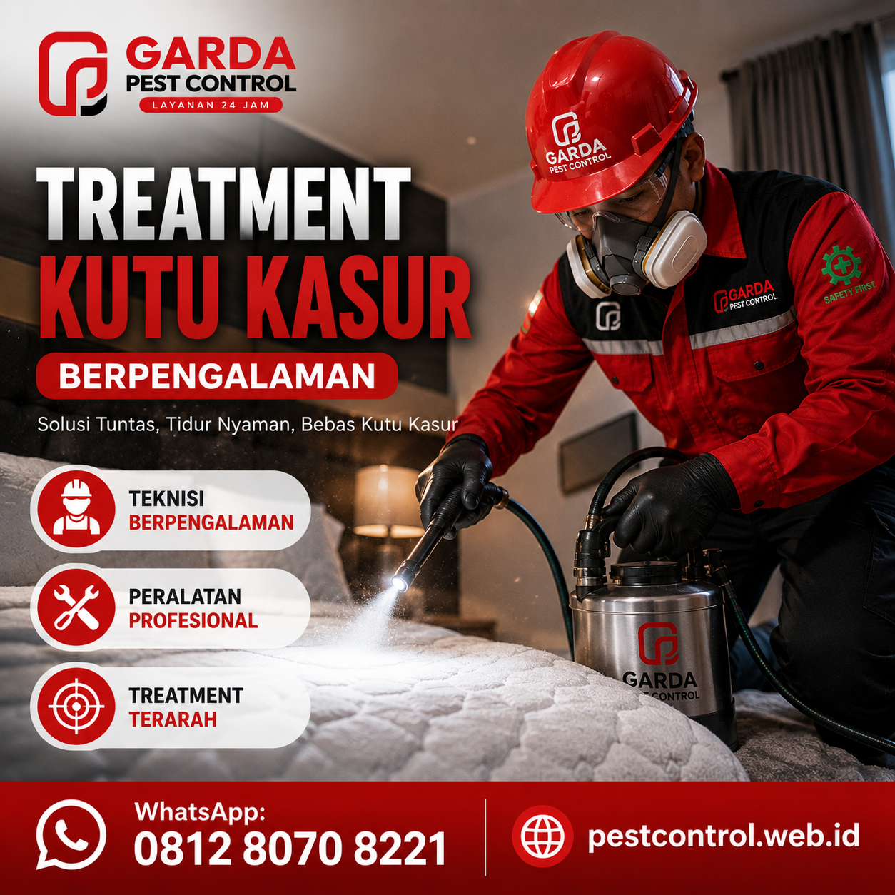 Estimasi Biaya Jasa Basmi Kutu Kasur Magelang