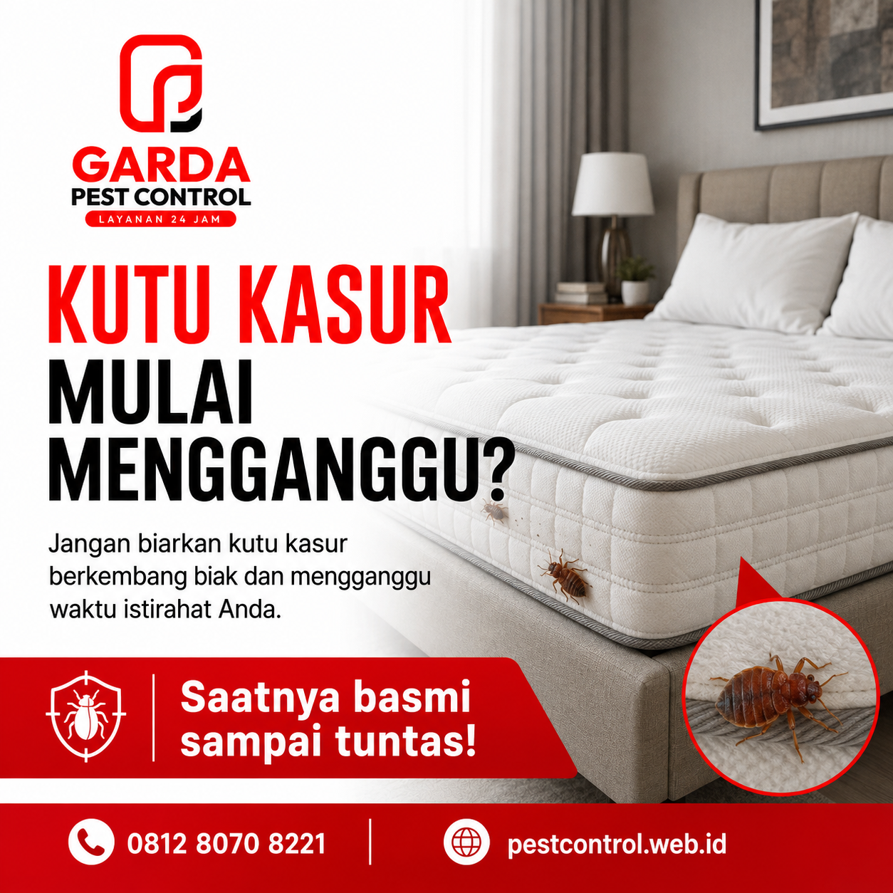 Jasa Pembasmi Kutu Kasur Magelang Terbaik untuk Penanganan Tuntas