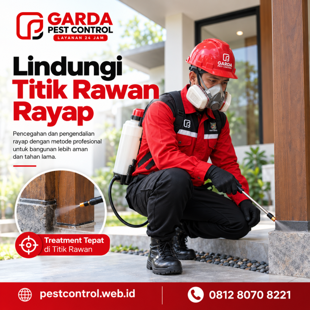 Jasa anti rayap pra konstruksi di Magelang membantu melindungi bangunan sejak tahap awal pembangunan. Kenali proses dan manfaatnya.